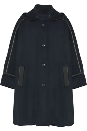YVES SALOMON Cashmere-blend hooded cape