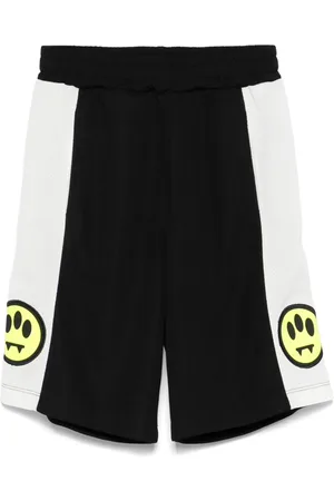 BARROW Logo-appliqué track shorts