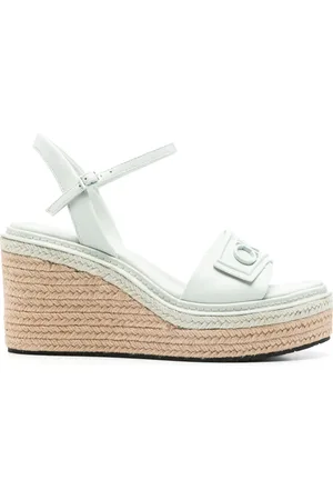 Calvin Klein 85mm wedge espadrilles