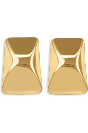 ANINE BING Curved rectangle earrings