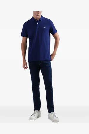 GANT Logo-embroidered polo shirt