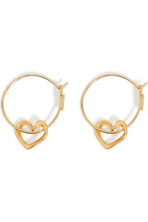 Bimba y Lola Heart-charm hoop earrings