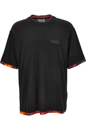 VERSACE Contrast trim t-shirt