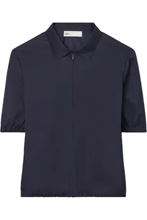 Tory Burch Zip-up short-sleeve shirt