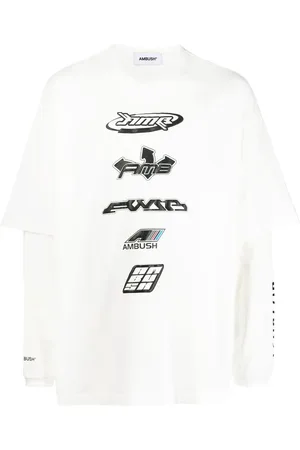 AMBUSH Logo-print layered T-shirt