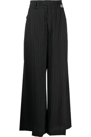 Vetements Pinstripe wide-leg trousers