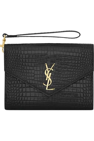 Saint Laurent Logo-plaque clutch bag