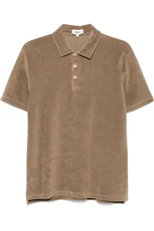 ALTEA Towelling-finish polo shirt