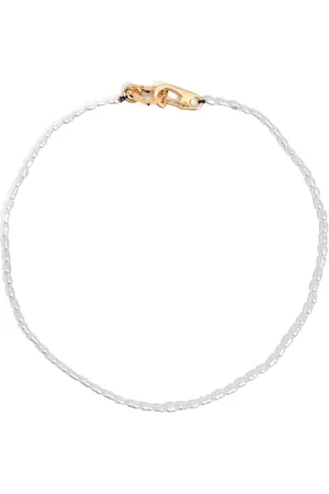 Bimba y Lola Logo-charm faux-pearl necklace