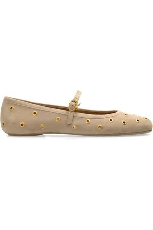 Gianvito Rossi Suede ballerina shoes