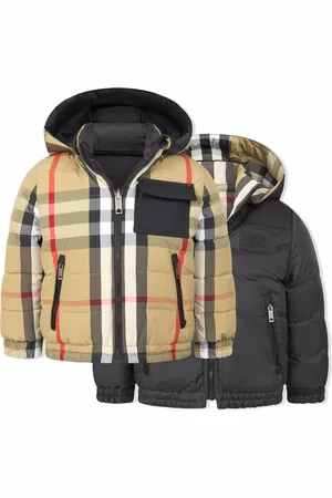 Burberry Reversible check puffer jacket