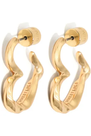 Bimba y Lola Heart-shaped hoop earrings