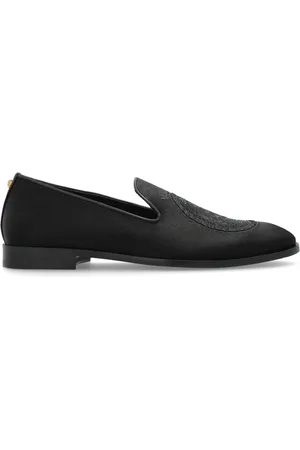 VERSACE Barocco Medusa-embroidered loafers