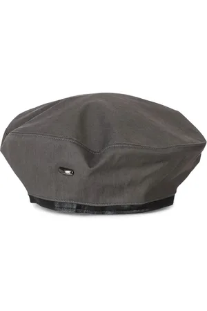 OUR LEGACY Leather-trim beret