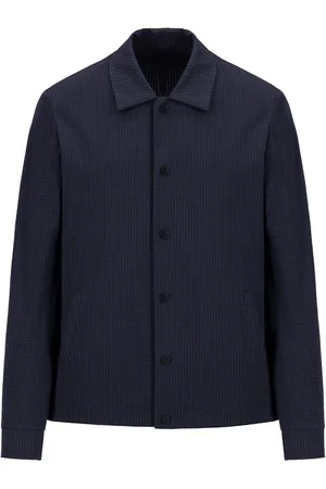 Harris Wharf London Striped shirt jacket