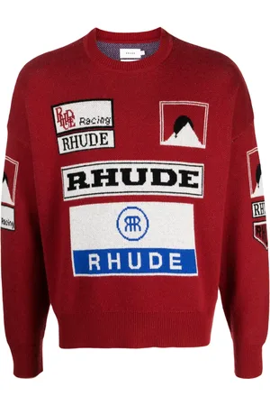 Rhude Ayrton intarsia-knit jumper