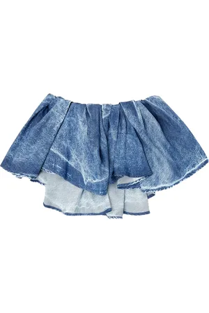 Diesel Asymmetric denim skirt