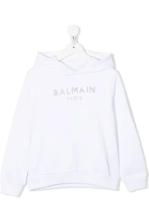 Balmain Gem-logo pullover hoodie