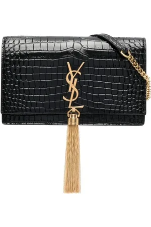 Saint Laurent Kate Monogram tassel bag