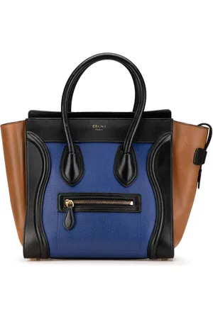 Céline 2014 Micro Tricolor Leather Luggage Tote handbag