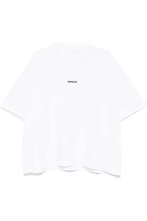 BONSAI Jersey-texture T-shirt