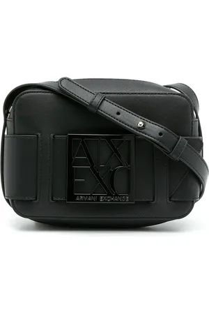 Armani Exchange Logo-plaque detail crossbody bag