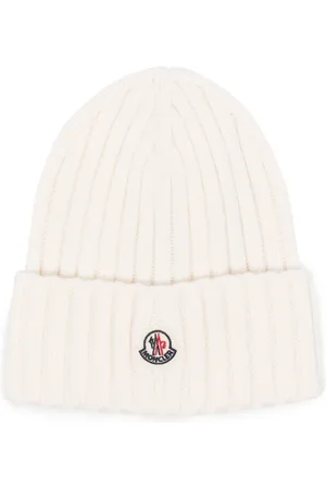 Moncler Logo-appliqué beanie hat