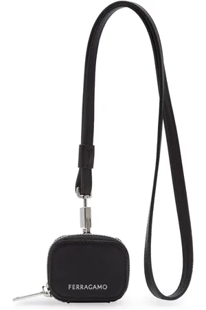 Salvatore Ferragamo Logo-print leather purse