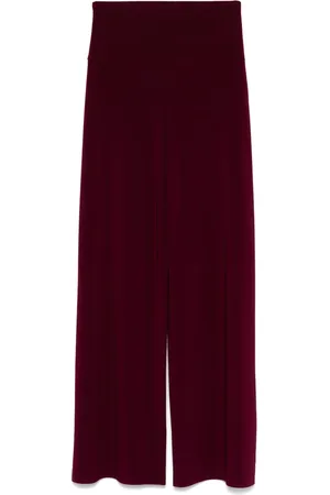 Norma Kamali Elastic-waist trousers