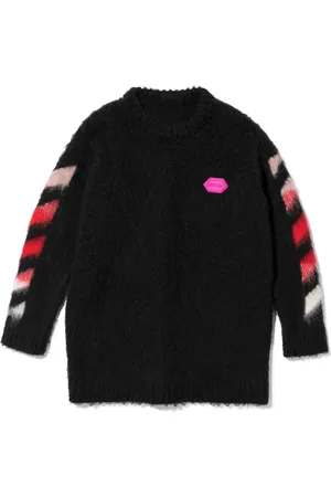 OFF-WHITE Arrows brushed knitted dress