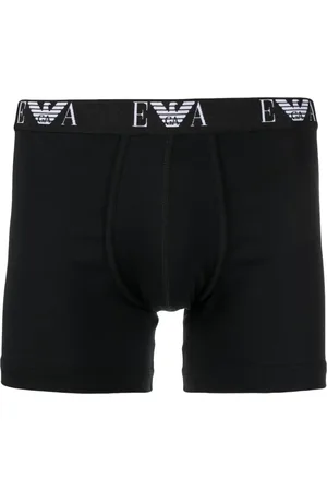 Emporio Armani Logo-waist cotton boxer briefs