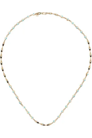 Sydney Evan 14kt yellow gold evil eye necklace