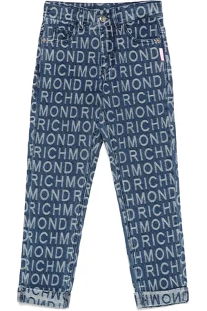 John Richmond Logo-jacquard jeans