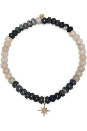 Sydney Evan 14kt yellow gold opal beaded bracelet