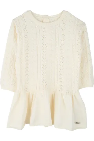 Chloé Pointelle-knit mini dress