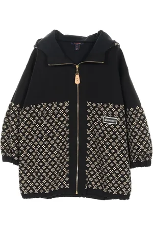 LOUIS VUITTON 2010s monogram zip-up hoodie
