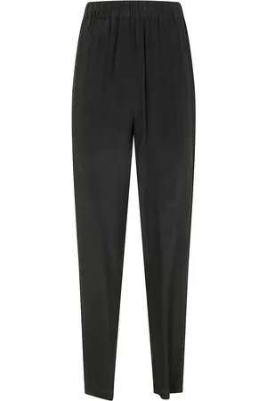 PIERANTONIO GASPARI Silk tapered trousers