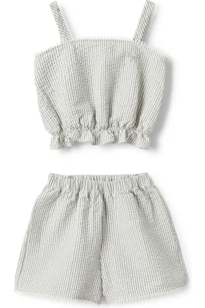 Il gufo Checked shorts set