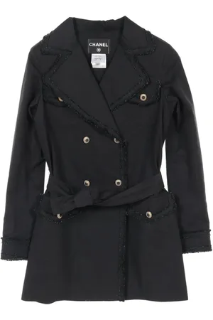 CHANEL 1986-1988 cotton trench coat