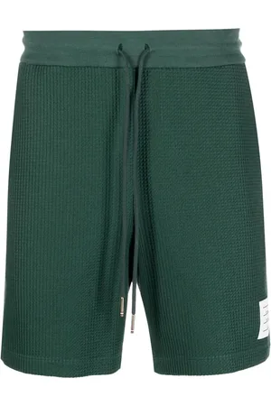 Thom Browne Waffle-effect drawstring shorts