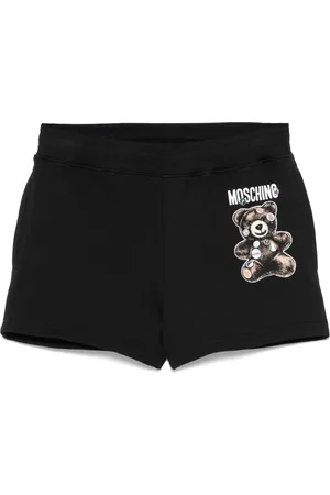 Moschino Teddy Bear-print track shorts