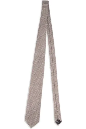 Tom Ford Zigzag-patterned tie