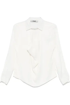 PNK Wrap-effect blouse