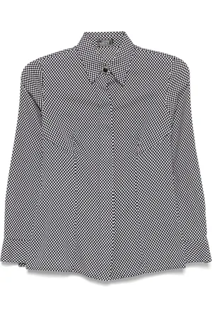 VERSACE 2000s graphic-pattern shirt