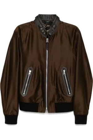 Tom Ford Faille biker jacket