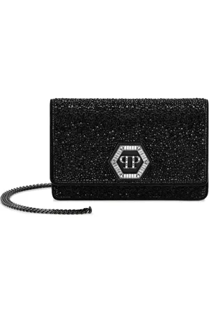 Philipp Plein Mini Hexagon-logo shoulder bag