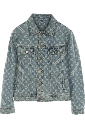 LOUIS VUITTON 2010s x Supreme Monogram denim jacket
