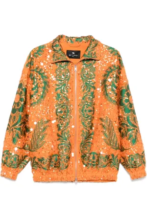 Etro Sequin-embellished bomber jacket