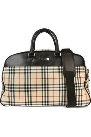 Burberry 1990-2000s Check Two-way handbag