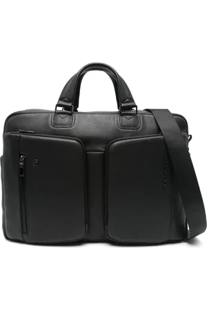 Piquadro Leather 15" laptop bag